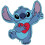 STITCH SUPER SIZE BALLOON WITH HEART SHAPED FOIL 1