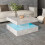 Grey Square Coffee Table for Living Room 8