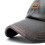 Breathable PU Baseball Hat with Flexible Size Adjustment-Black 7