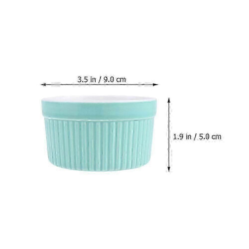 Assorted Color Ceramic Baking Bowls for Storage 5Pcs Kitchen Ramekins 1