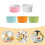 Assorted Color Ceramic Baking Bowls for Storage 5Pcs Kitchen Ramekins 3