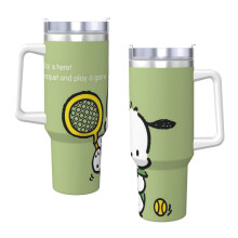 Pochacco40oz H2.0Vakuově izolovaný hrnek z nerezové oceli s víkem