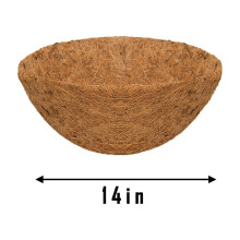 Kookosvuoraukset istutusastioihin, pyöreä, 12 tuumaa, kookoskuitu