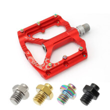 Feiona50PCS Aluminiumlegering Cykelpedal Bult Pedal Fasta Pinnar Cykel