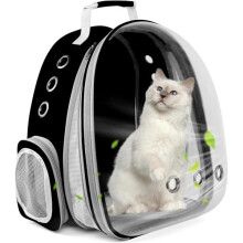 Cat Backpack Carrier Bag Expandable Pet Bubble Backpack Airline Pet