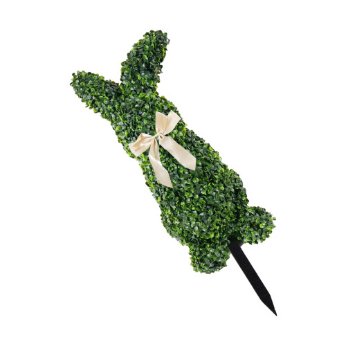 Easter Rabbit Garden Stake Artificial Plant Rabbit Shape Yard-2