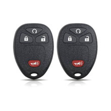 Key Fob Replacement for GMC Chevy 20072013 OUC60270 OUC60221 Pack of 2, Restore Remote Functionality