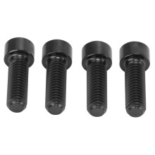 RISK 4 pièces vis d'étrier en titane M6x18 mm noires