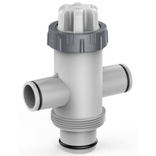 Dual Split Hose Plunger Valve with Dual Inlets, Quick ShutOff Pool Valve Fitting for Above Ground Pool