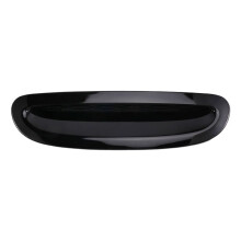 Bright Black Front Hood Air Inlet Trim Plate 51137328312 for Cooper F54 F55 F56 F57 14-23 Bonnets Hood Vent Scoop