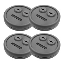 4Pcs Food Grade BBQ Thermometer Grommets for Grills, Rubber Grill Probe Gaskets, Secure Probe Mounting