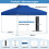 Pop-Up Pavilion, Waterproof UV 50+ Blue, 3x3m 2