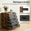 Mobiele archiefkast met 5 laden, bruin hout, rollend 5