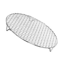 Non Stick Round BBQ Grill Mesh Mat for Even Heat Cooking and Easy Clean Surface for Meat Seafood and Vegetables