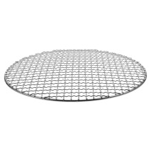 Stainless Steel Grill Mesh Round BBQ Cooking Grate for Campfire and Outdoor Barbecue, Even Heat, Easy Clean