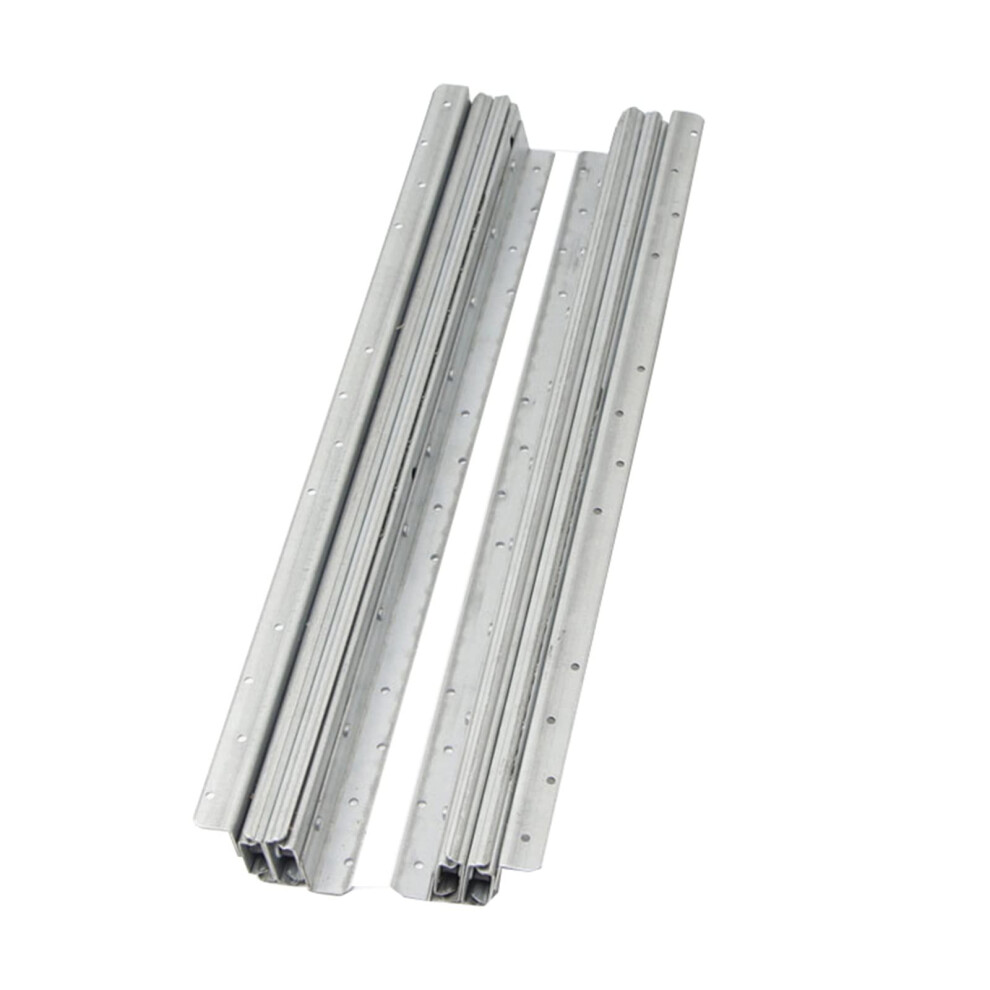 32 Inch Heavy Duty Cabinet Drawer Slides Reinforced Bottom Rail Smooth Telescopic Glide 3 Section 9771547052845