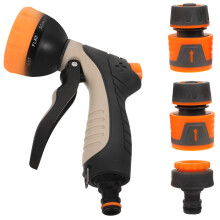Garden Hose Nozzle with Adjustable Spray, Lightweight Hose Sprayer for Watering Plants