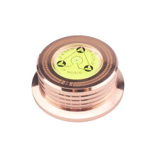 Vinyl Record Weight Clamp Stabilizer 7x76x34mm Aluminum Alloy for Turntable Noise Reduction Gold