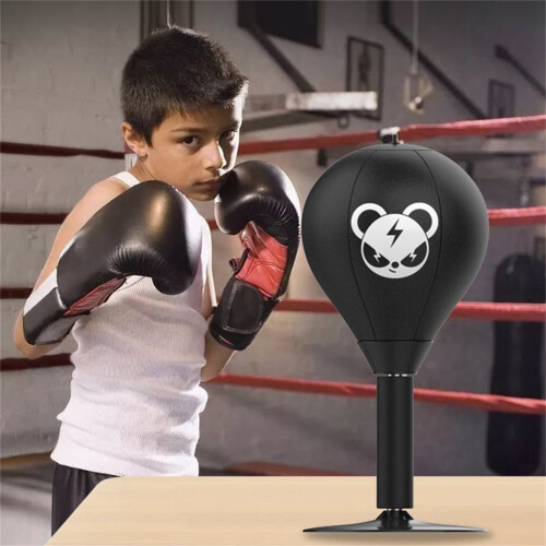 Pompotops Boxningssäck med Stativ Boxningsbord Speed Ball Boxning 1