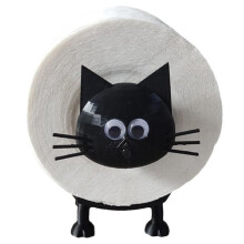 Cat Toilet Paper Holder Bathroom Set with Decorative Cat Motif and MultiRoll Storage Cute Bathroom Decor