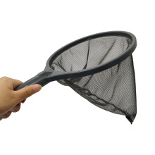 Pool Skimmer Net with Deep Mesh Bag, Wide Mouth Heavy Duty Plastic Frame Leaf Rake for Swimming Pool and Pond Cleaning