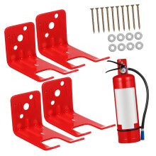 Fire Extinguisher Wall Mount Bracket Set, Durable Metal Holder with Easy Installation for Home Safety