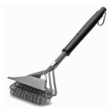 Bristle Grill Brush Replacement Head Stainless Steel BBQ Cleaner Rust Resistant Safe Cleaning