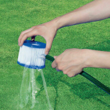 Pool Filter Cartridge Type D for Swimming Pool Pump and Hot Tub Spa Replacement Easy Installation