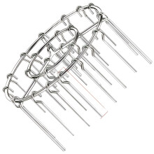 Air Fryer Grill Rack Stainless Steel Skewer Holder 16x10cm Stable Kebab Rack Easy Access Design