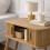 Vintage Bedside Table with 2 Sliding Doors, H58cm - ERNEST 4