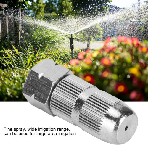 2Pcs G3/8 DN10 Adjustable Pressure Spray Nozzle,  Pressure Atomizing Nozzle for Irrigation and Cooling 1