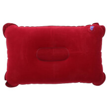 Inflatable Travel Pillow with Adjustable Air Support, Lightweight Camping Lumbar Cushion for Airplane and Hiking