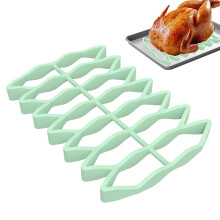 Nonstick Oven Rack with Easy Cleaning Surface, MultiPurpose Baking Tray for Air Frying Meat Pizza Vegetables, Light Green Finish