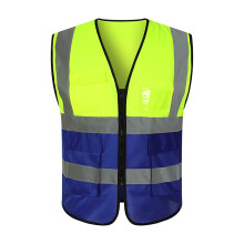 Reflective Safety Vest Visibility Breathable Lightweight Design with Pockets Unisex Work Green 1 Pack