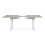 Extensible Dining Table - Travertine and White L160/200 cm - HOUSTON 5