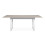 Extensible Dining Table - Travertine and White L160/200 cm - HOUSTON 6
