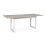 Extensible Dining Table - Travertine and White L160/200 cm - HOUSTON 7