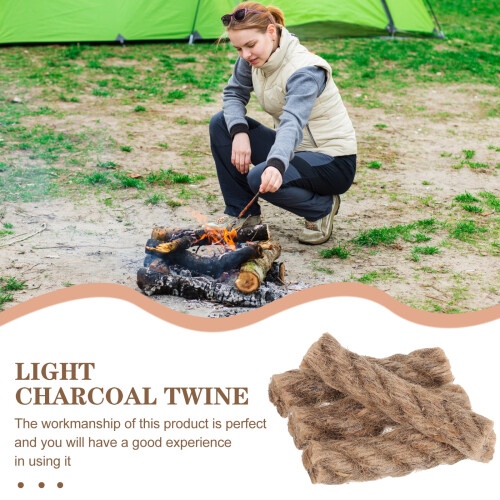 Kindling Rope Fire Lighter Emergency Starter Quick Tab Natural Point 2