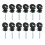 12 Pack SelfTapping Screwin Electric Fence Insulators for Wooden Posts, Durable and Secure Wire Support 1