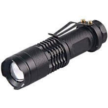 Red LED Flashlight 625nm Adjustable Zoom Torch for Astronomy and Wildlife Observation