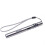 LED Flashlight USB Rechargeable Mini Torch Stainless Steel Waterproof Keychain Light 1