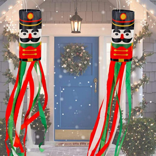 Quebra-nozes de Natal para pendurar, decoração para uso interno e externo (1 peça) 1
