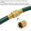 Messing-Gartenschlauchadapter (Innengewinde auf Innengewinde), 3/4" (2er-Pack) 3
