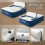 Restform Max Inflatable Air Bed with Backrest & Built in Pump 6