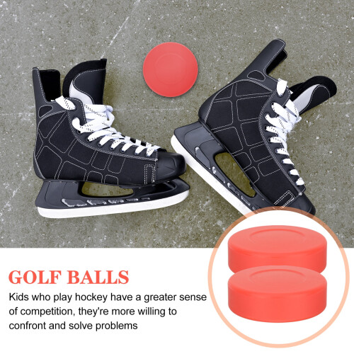 Ice Hockey Ball Roller Game Puck Set 4 pcs 2