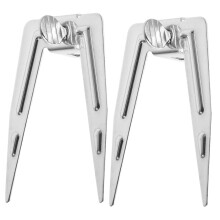 Rotisserie Forks for Air Fryer and Grill, HeavyDuty Stainless Steel Skewers with Secure DualProng Grip