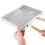 Rustproof Stainless Steel Barbecue Tray for Grilling and Baking, Compact BBQ Essential Set 5