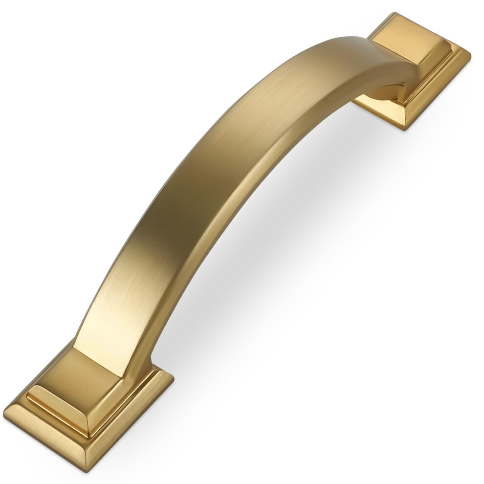 Champagne Bronze Cabinet Pulls Set Of 10, 3 Inch Kitchen Handles, Solid Zinc Alloy Drawer Hardware 9771547054665
