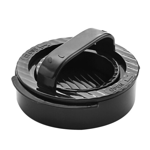 Adjustable Burger Press with Ergonomic Handle Dishwasher Safe Black Patty Maker for Home Kitchen