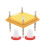Chick Brooder Heater 12x12 with Adjustable Temperature and Height Plate, Feeder and Waterer for 20 Chicks 1